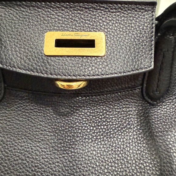 SALVATORE FERRAGAMO Leather Travel Tote - Picture 13 of 16